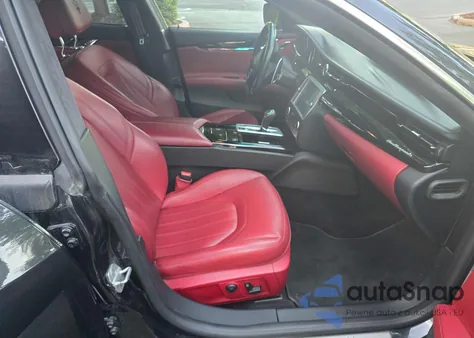 2014 Maserati Quattroporte S z USA, uszkodzony, nr VIN ZAM56RRA6E1089719